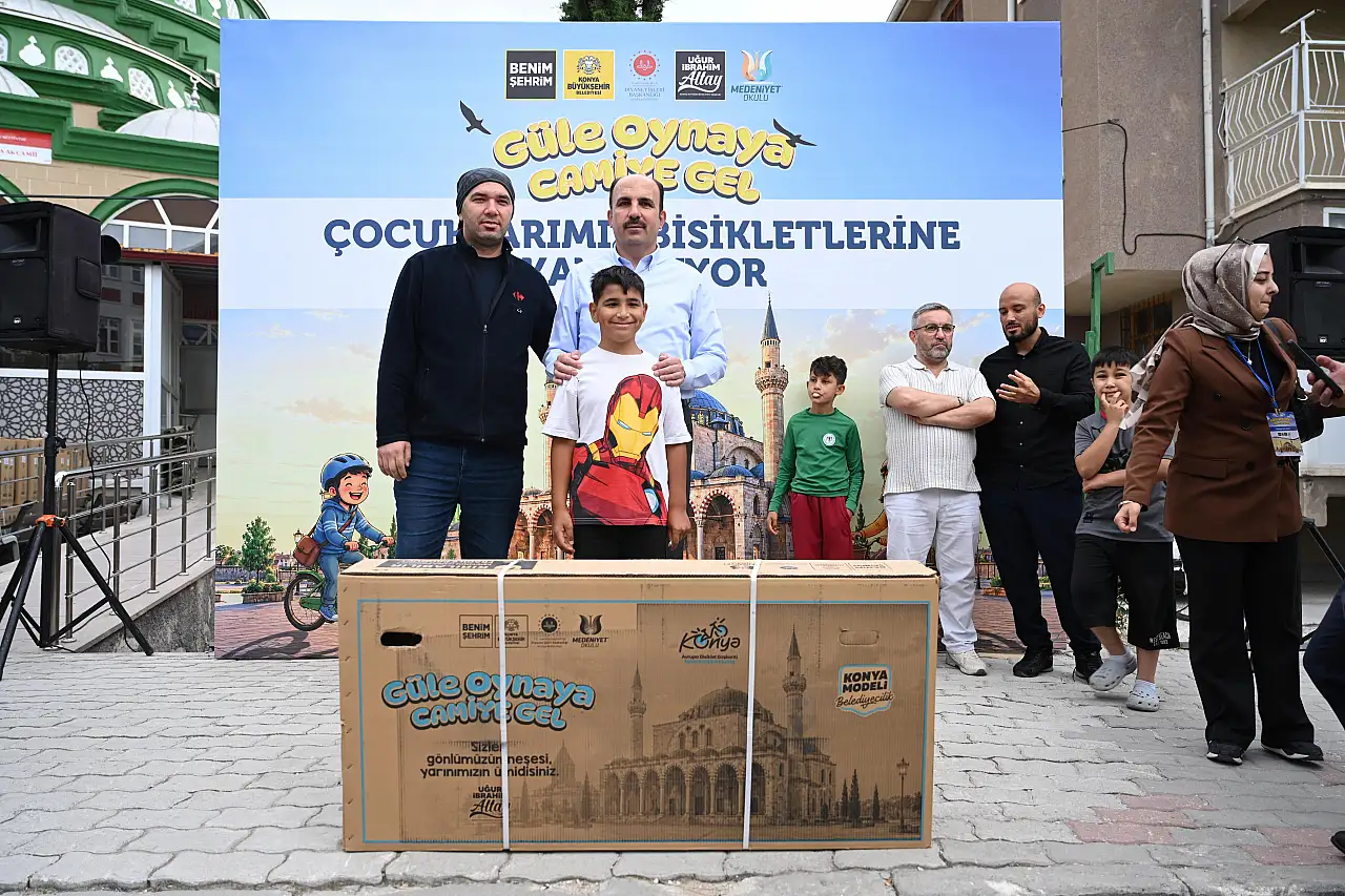 Konya'da 40 günlük sabah namazı maratonu sona erdi! Çocuklar bisikletlerine kavuştu