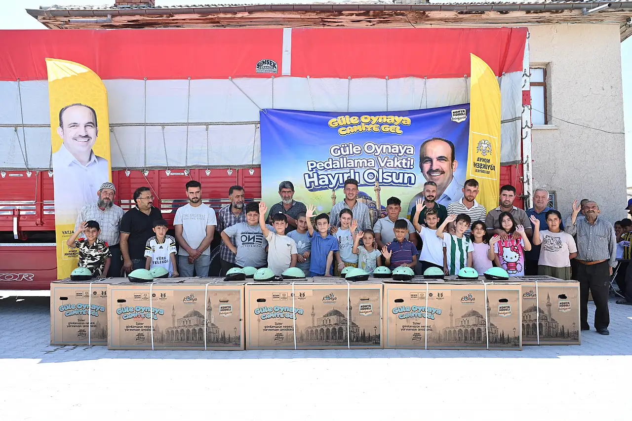 Konya'da 13 bin çocuğa bisiklet sevinci