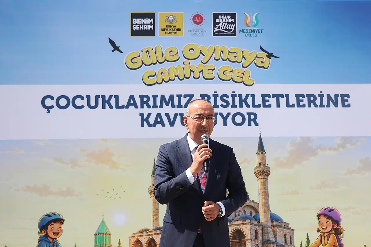Konya'da çocukların bisiklet heyecanı başladı! 13 bin 91 çocuk hayaline kavuşuyor