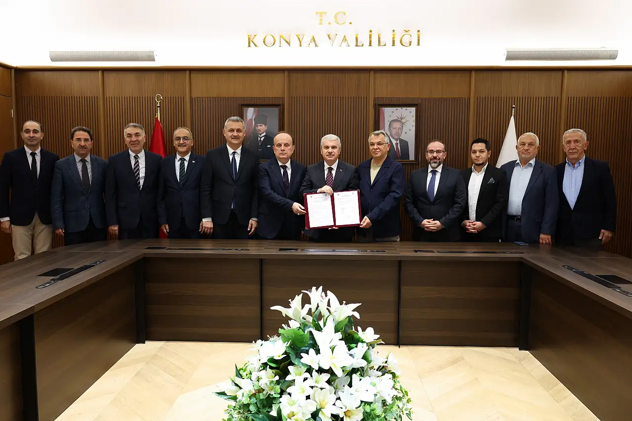 Konya Şehir Hastanesi Camii için imzalar atıldı