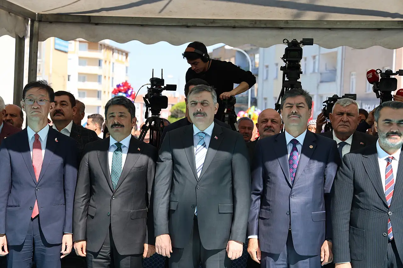 Konyalı Bakanın katıldığı törende Konya mehterinin sesi yükseldi