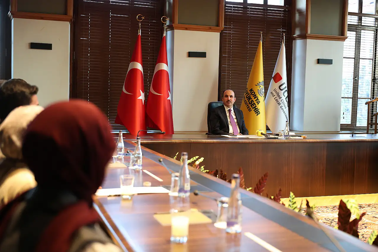 Konya'dan Balkanlara uzanan yolculuk! Başkan Altay, Genç Seyyah öğrencileriyle buluştu