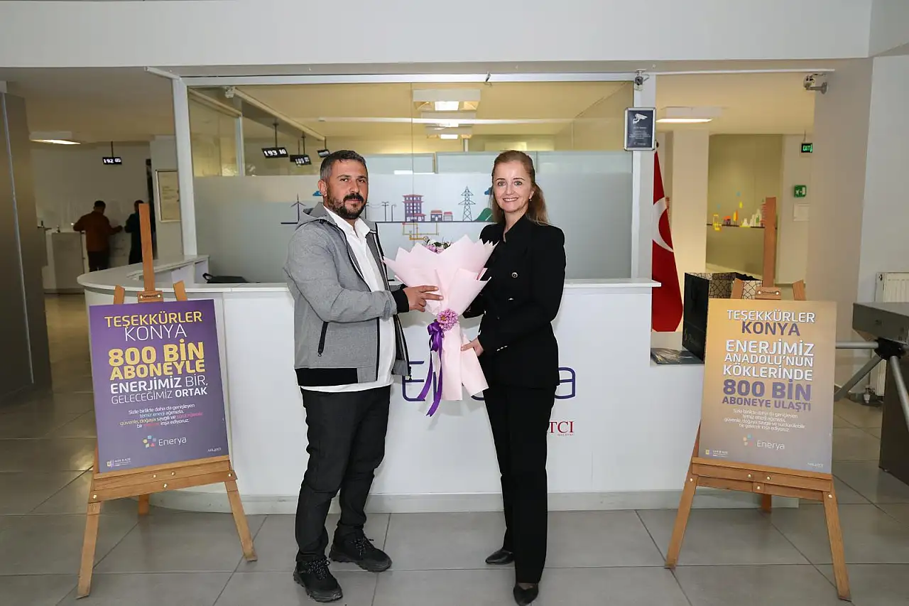 Enerya Konya'da 800 bin aboneyi aştı
