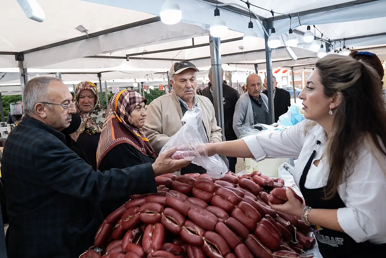 Konya'nın meşhur lezzeti, başkentin kahvaltı festivalini tatlandırdı