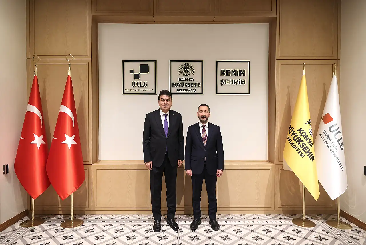Milli Savunma Bakan Yardımcısı Heybet'ten Konya Büyükşehir'e ziyaret