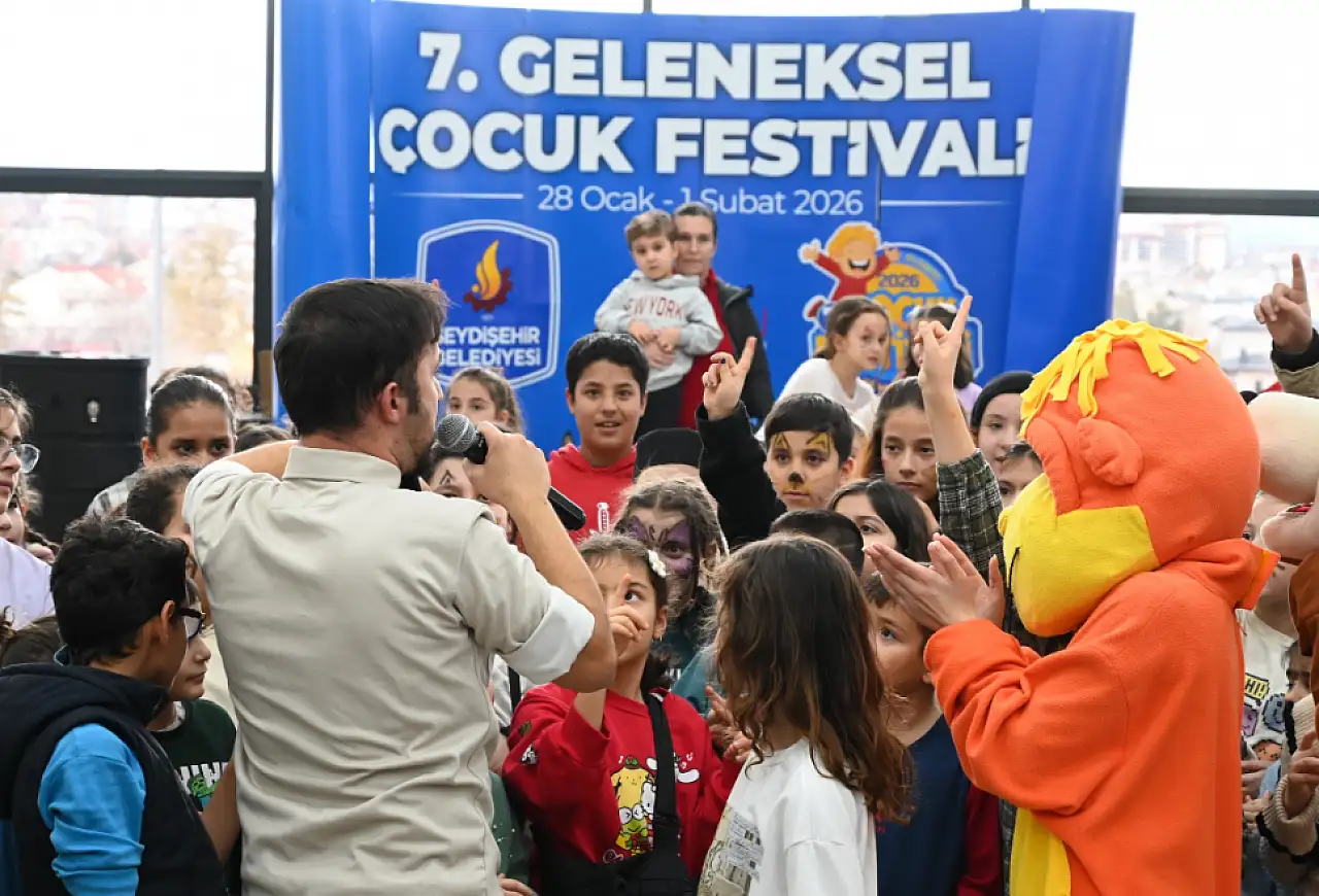 Konya'da sömestr coşkusu: 7. Geleneksel Çocuk Festivali kapılarını açtı