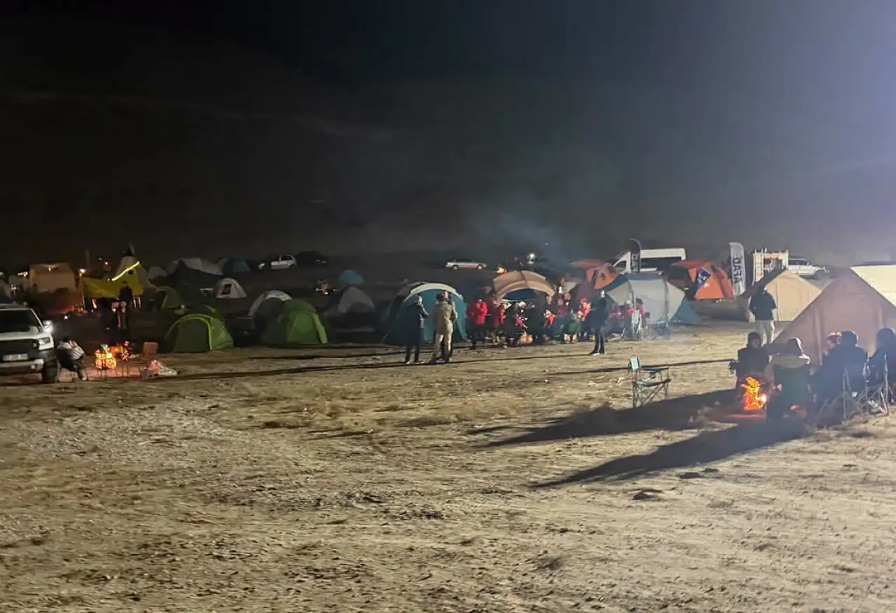 Konya Acıgöl'de adrenalin tavan yaptı! Jeokamp'tan renkli kareler