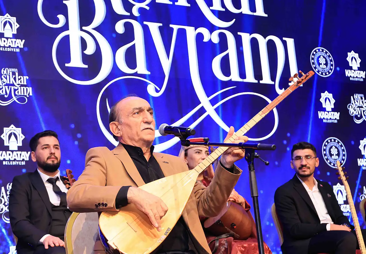 Konya'da 60. Konya Âşıklar Bayramı coşkulu kapanışla tamamlandı