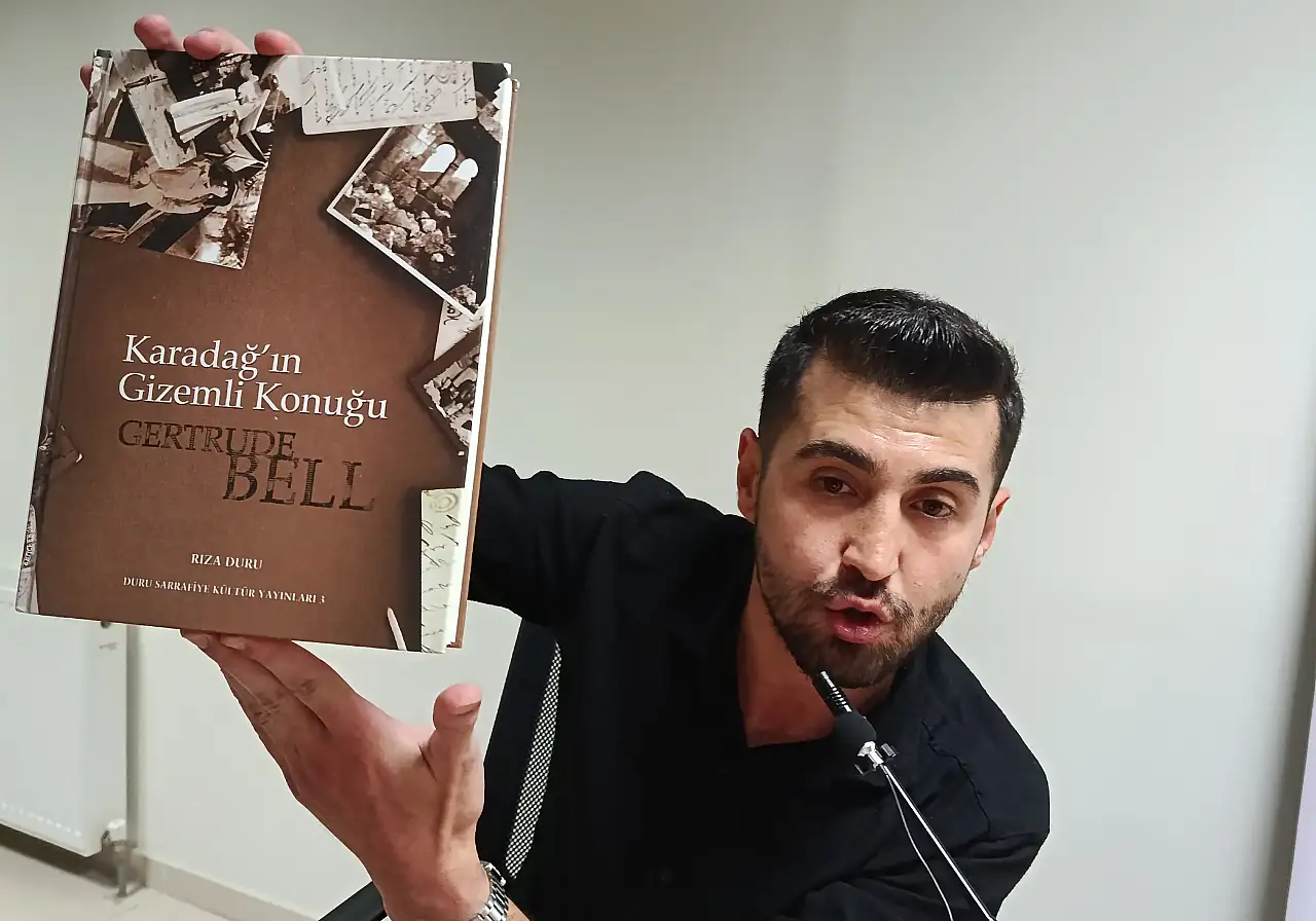 Araştırmacı gazeteci Sarıbaş, Orta Doğunun sınırlarını çizen İngiliz kadın ajanın hikayesini anlattı