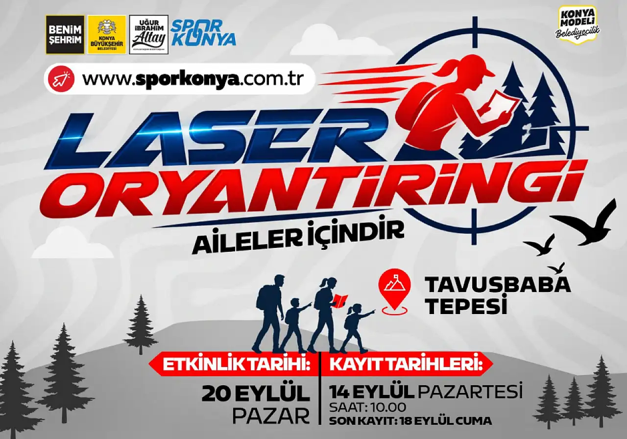 Konya'da aileler yön bulma yarışında buluşacak
