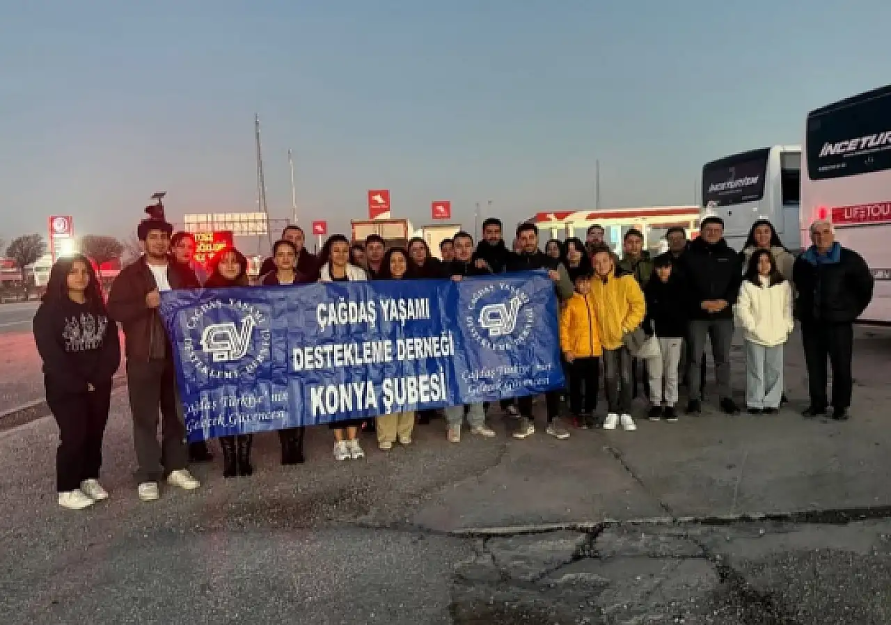 ÇYDD Konya ekibi Gençlik 17. Anıtkabir Buluşması'nda yerini aldı!