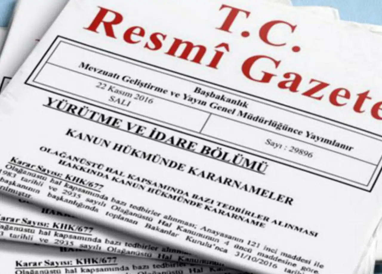 Yeni atamalar Resmi Gazete'de!