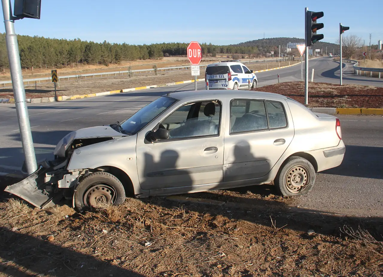 Konya'da akşam saatlerinde korkutan kaza!