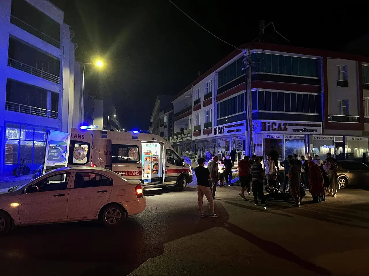 Konya'da motosiklet ile otomobil çarpıştı! Sürücü hastaneye kaldırıldı