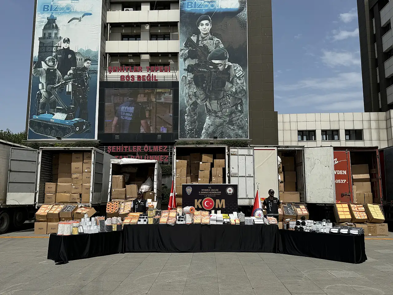 500 milyon liralık araç yedek parçası ele geçirildi