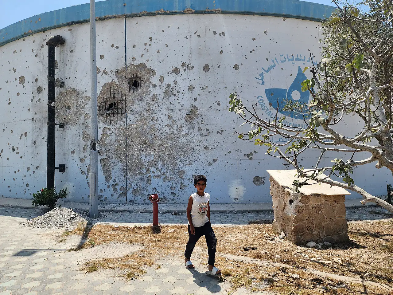 İsrail saldırıları nedeniyle Han Yunus'taki su tesisleri hizmet dışı kaldı