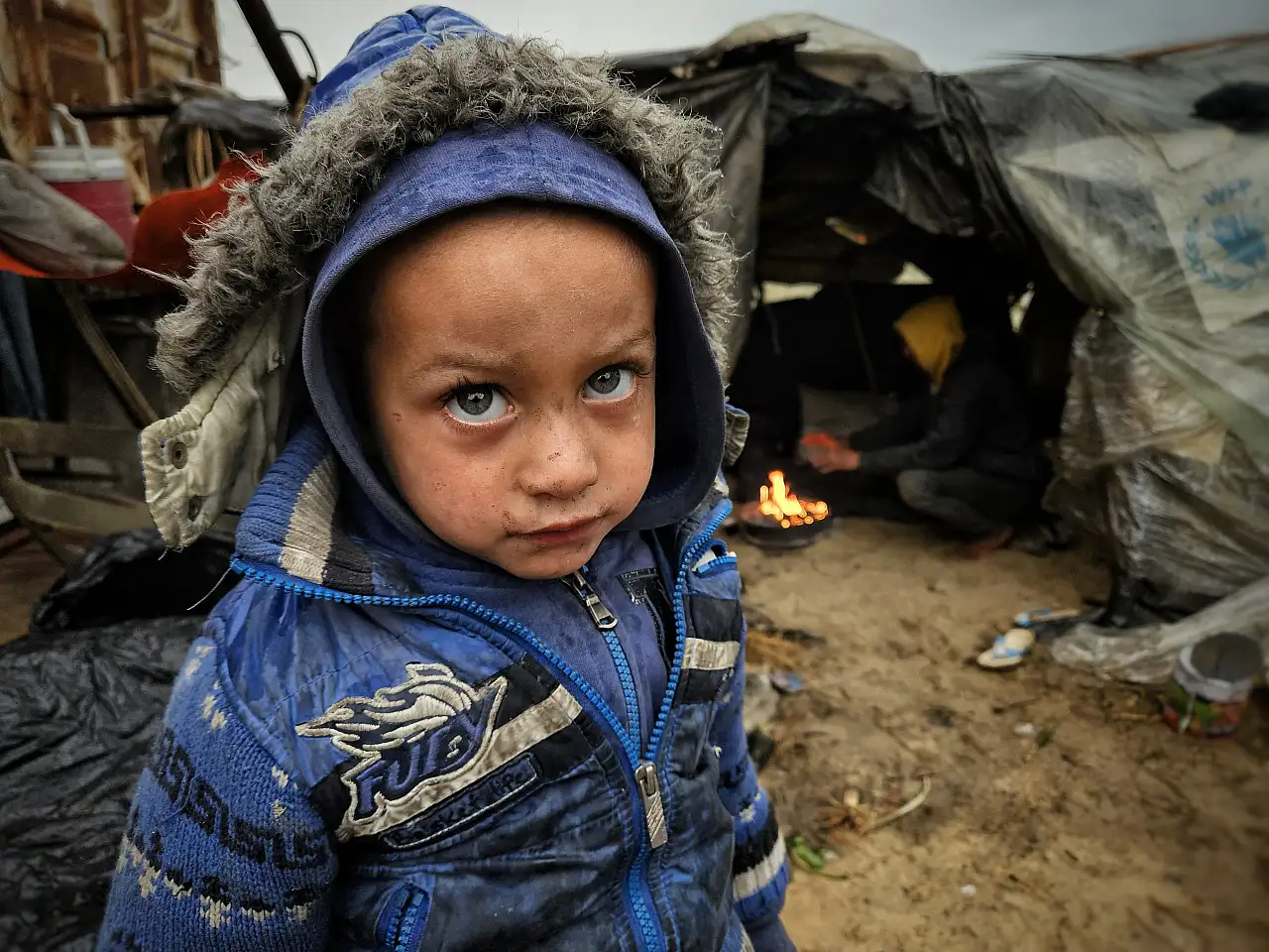 Yerinden edilen Filistinliler yaşam mücadelesi veriyor