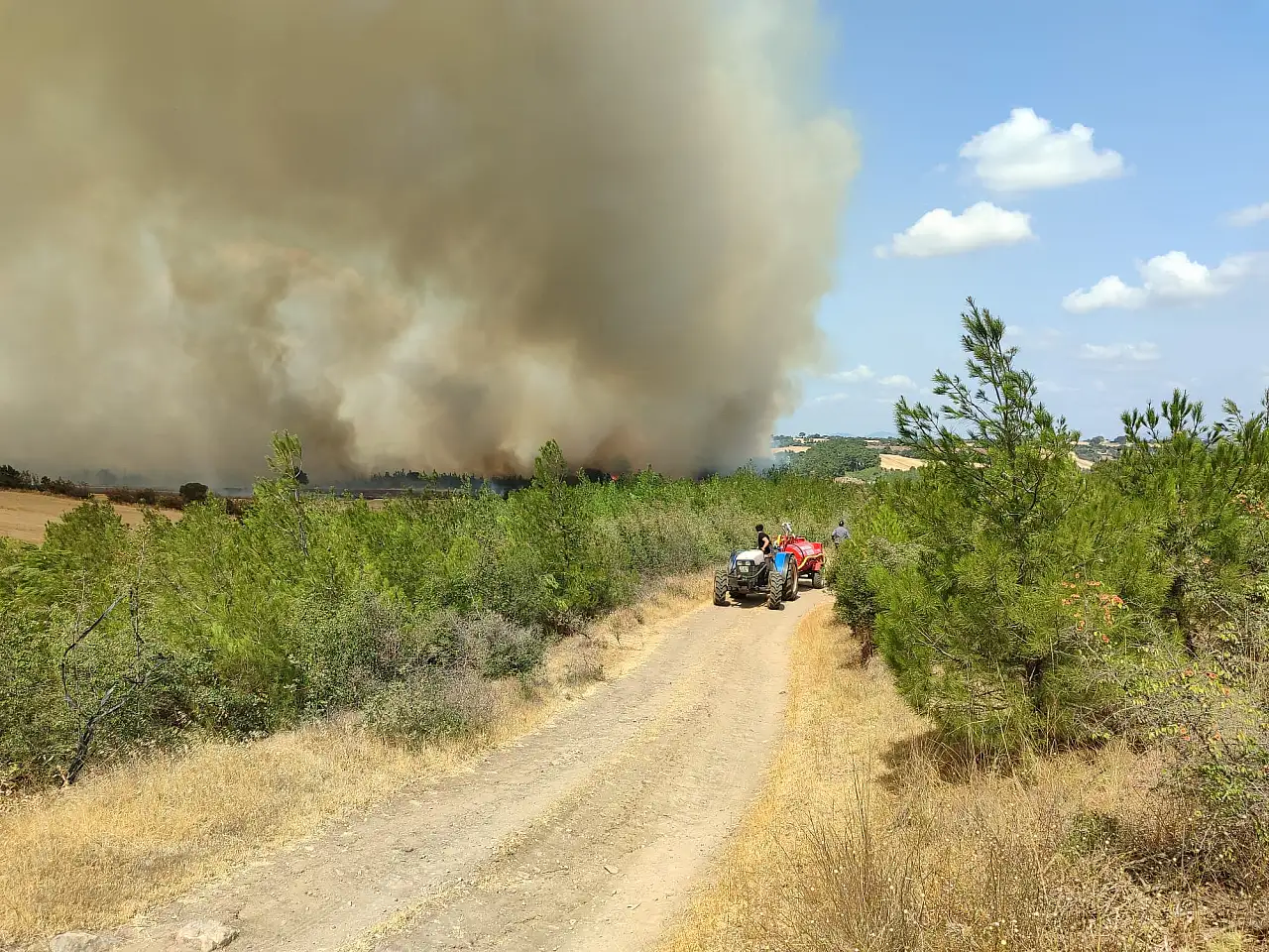 Çanakkale'de yangın büyüyor: 3 köy boşaltıldı