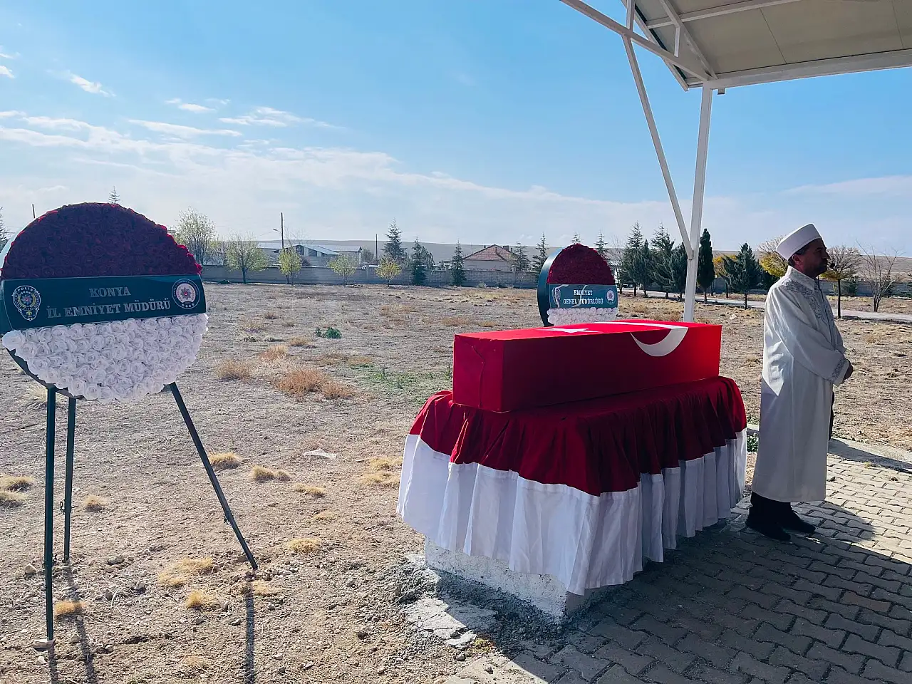 Cansız bedenine ulaşılmıştı: Konyalı polis memurunun cenazesi defnedildi