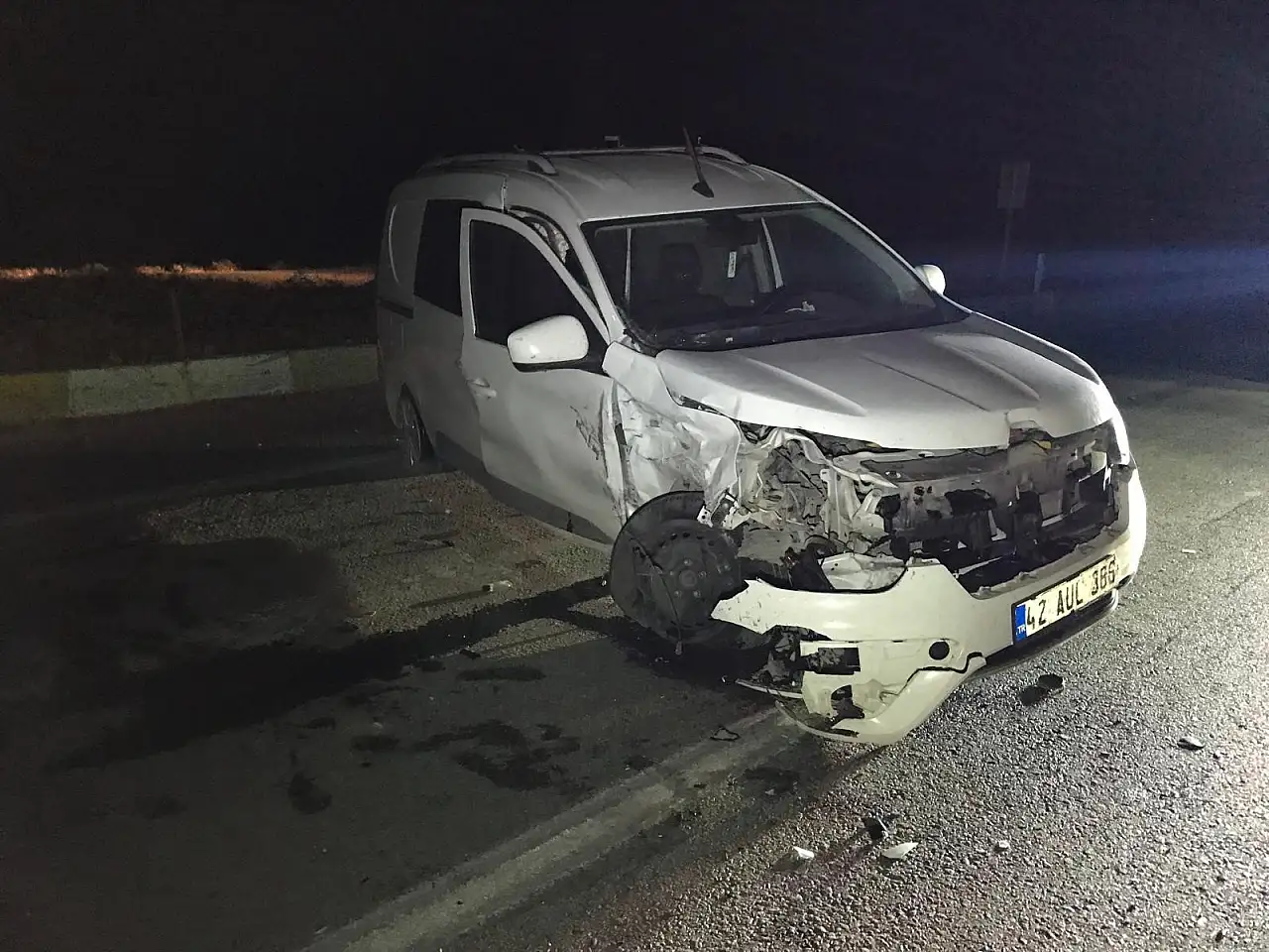 Konya'da zincirleme kaza! 6 yaralı