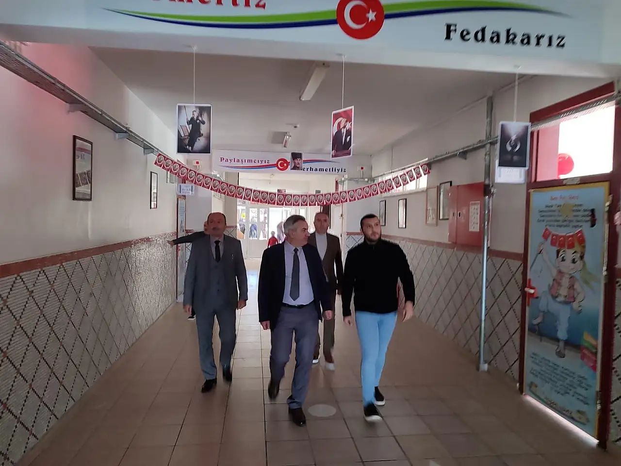 Murat Yiğit, Karataylı öğrenci ve öğretmenlerle bir araya geldi