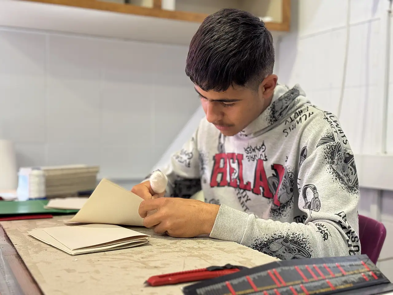 Konya'da özel öğrenciler iş hayatına hazırlanıyor