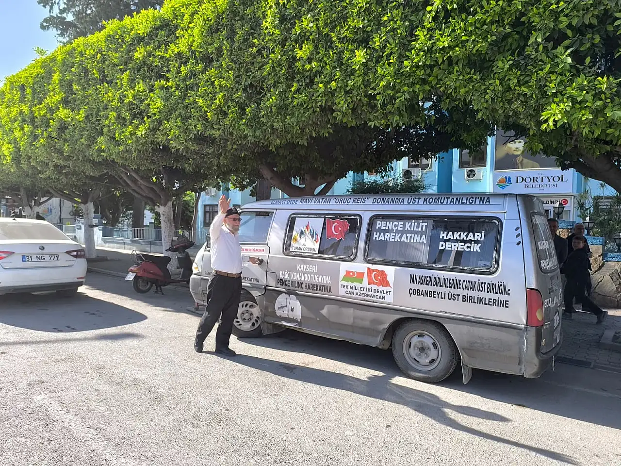 Don vurdu, gönül vazgeçmedi: Yükü bu kez mandalina, adres yine Mehmetçik
