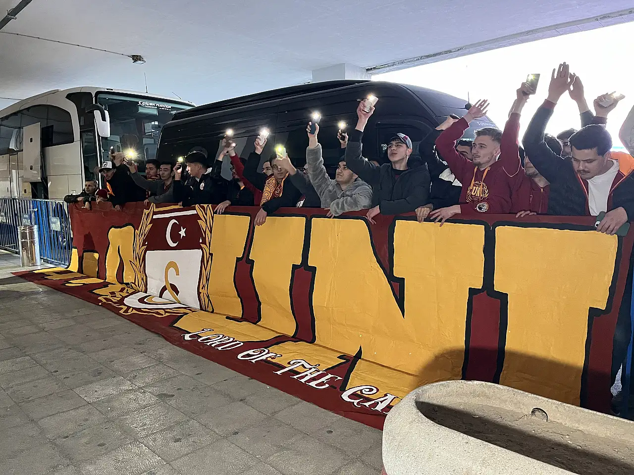 Galatasaray kafilesi Konya'da