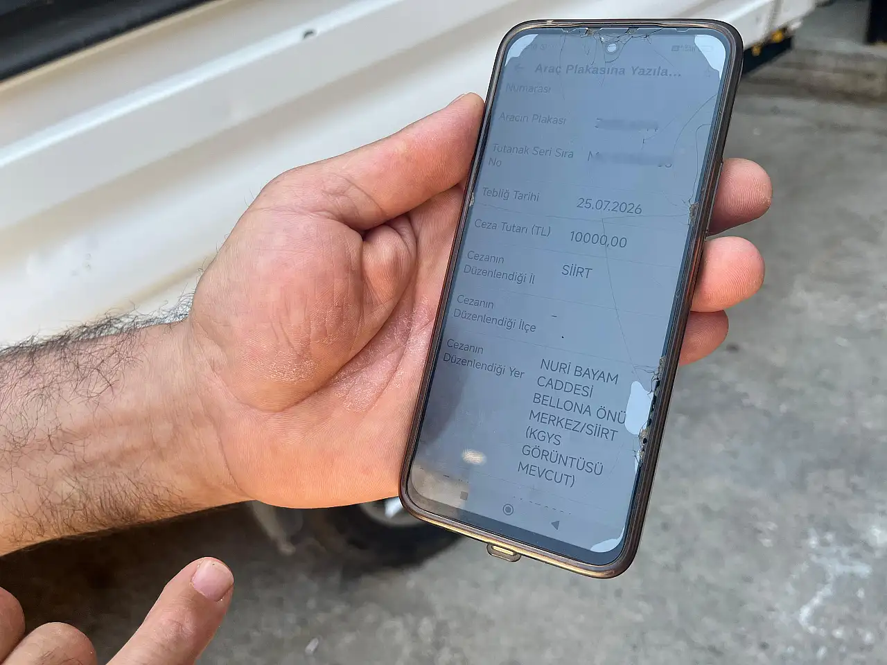 Konya yolculuğu yaptı, Siirt'ten ceza yedi