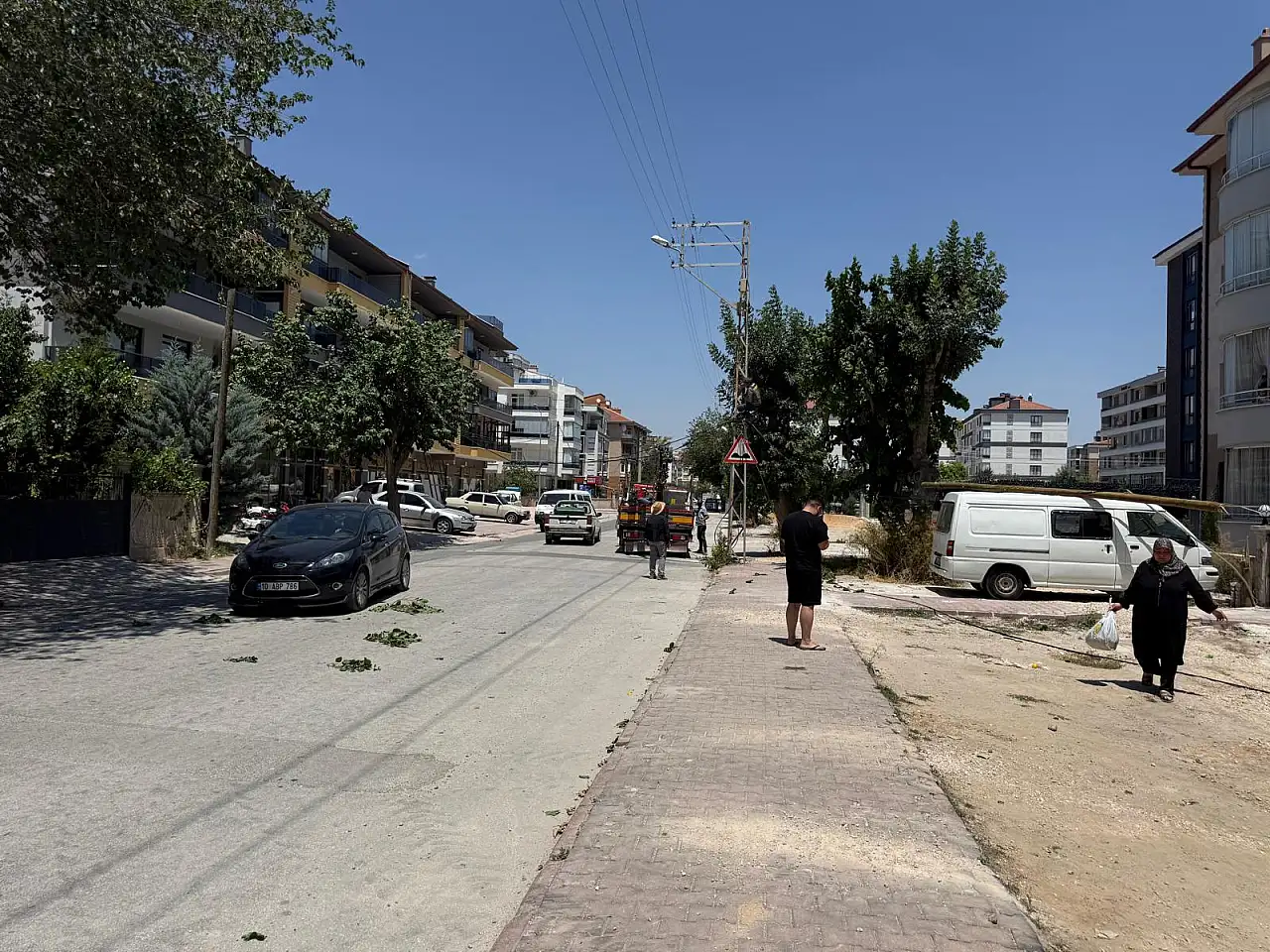 Konya'da korku dolu dakikalar: Güvenlik kamerası her şeyi kaydetti!