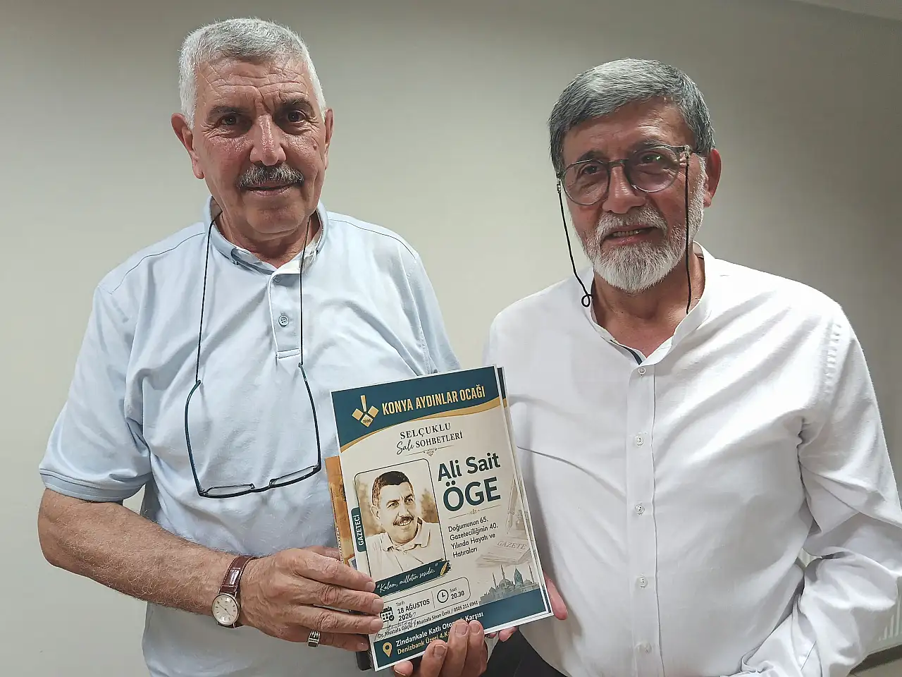 Konya basınının deneyimli ismi Ali Sait Öge: 'Biz ayrıntılardan haber çıkaran gazetecilerdik'