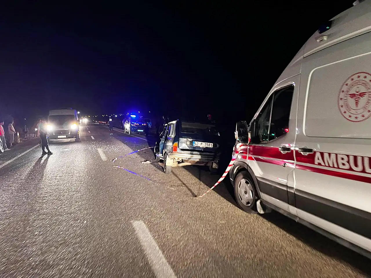 Konya'da kahreden kaza! Sarıkaya çifti hayatını kaybetti
