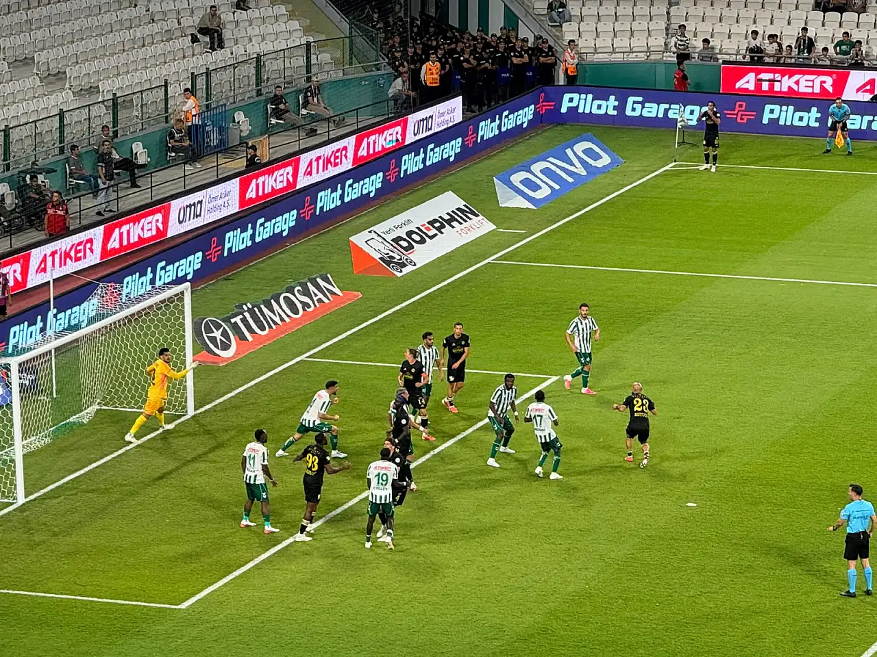 Konya'da ilk yarıda gol sesi gelmedi