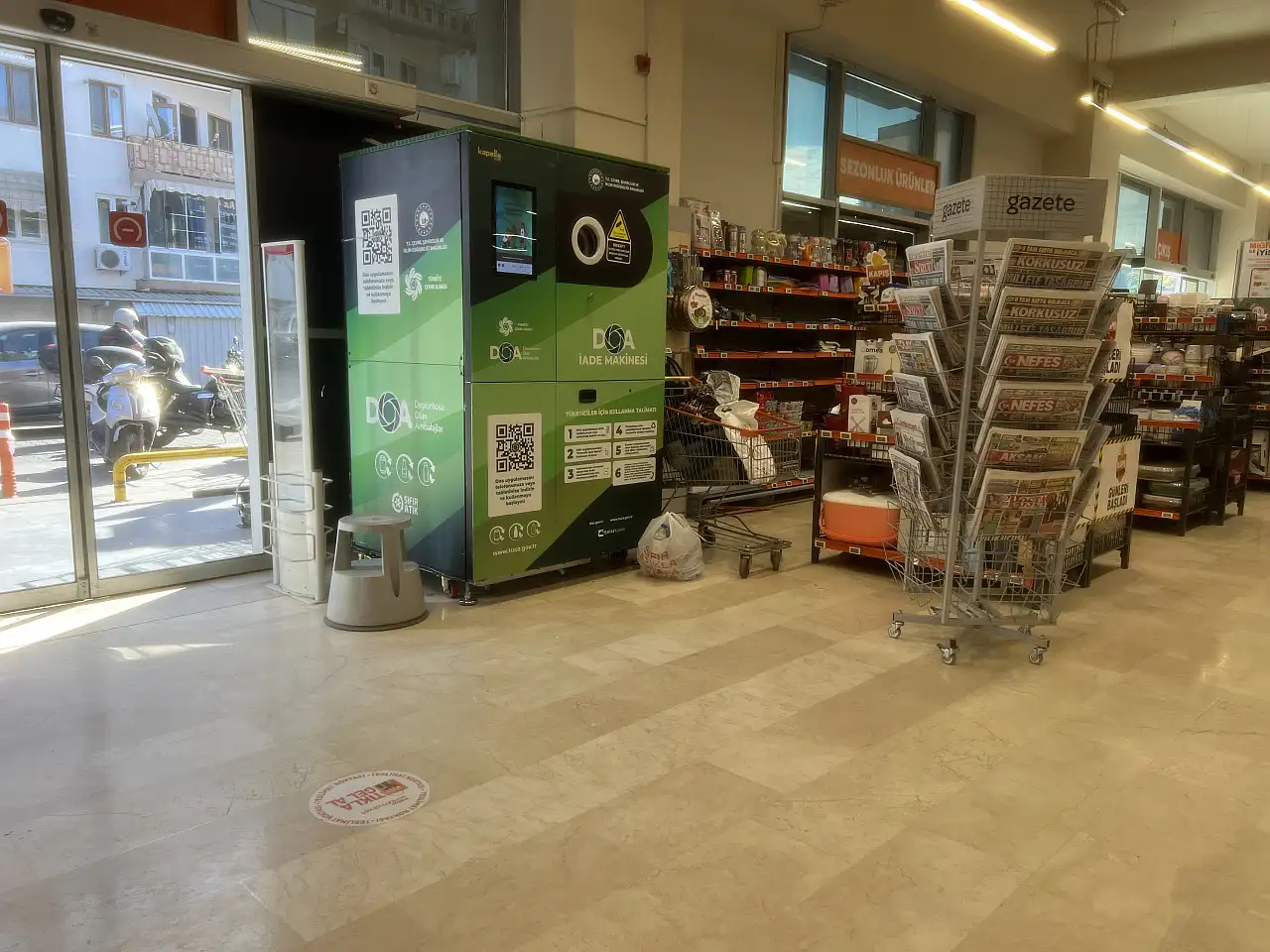 DOA makinesinden iade almak isterken canından oldu