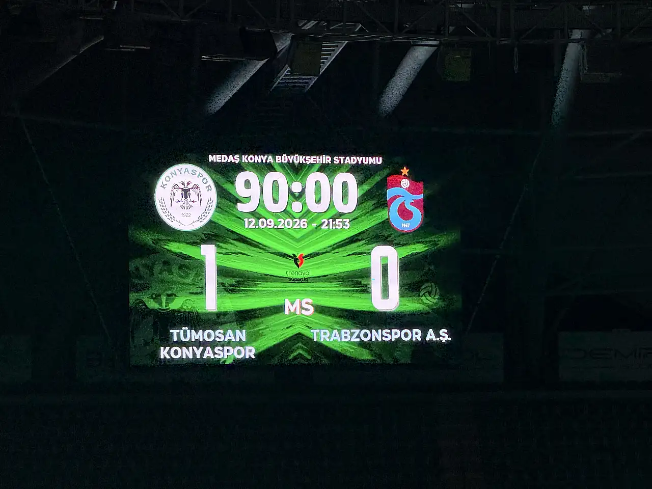 Konya'da Toth perdeyi açtı, Konyaspor Trabzonspor'u devirdi!