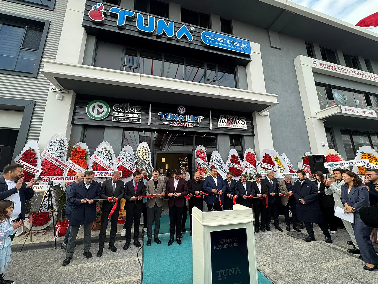 Konya'da yatırımlara bir yenisi eklendi: Tuna Grup yeni hizmet merkezini törenle açtı