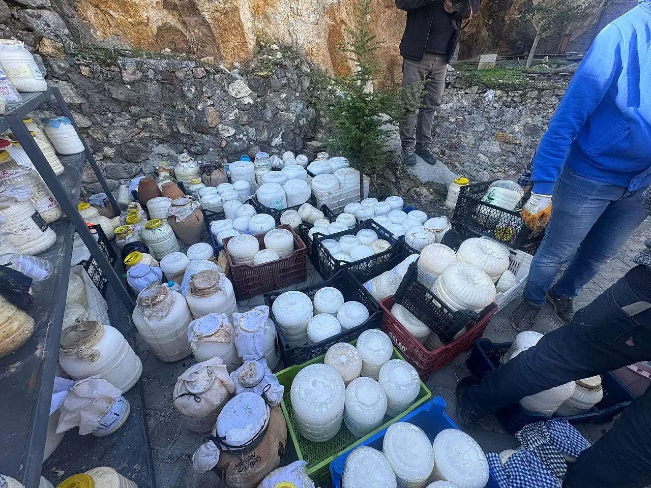 Konya'da mağaralarda saklanan damak çatlatan lezzet gün yüzüne çıktı