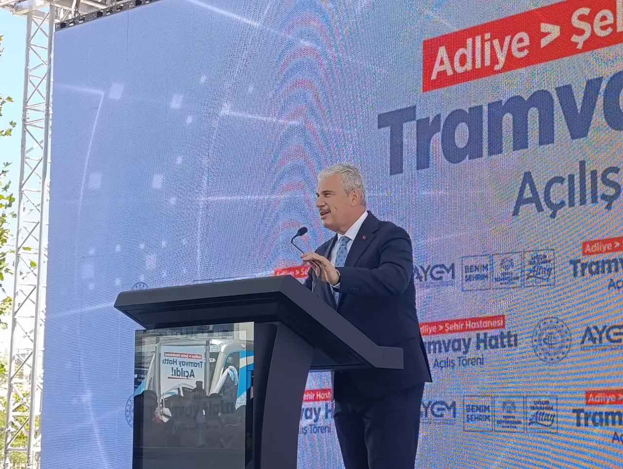 Konya'da Adliye-Şehir Hastanesi Tramvay Hattı hizmete girdi