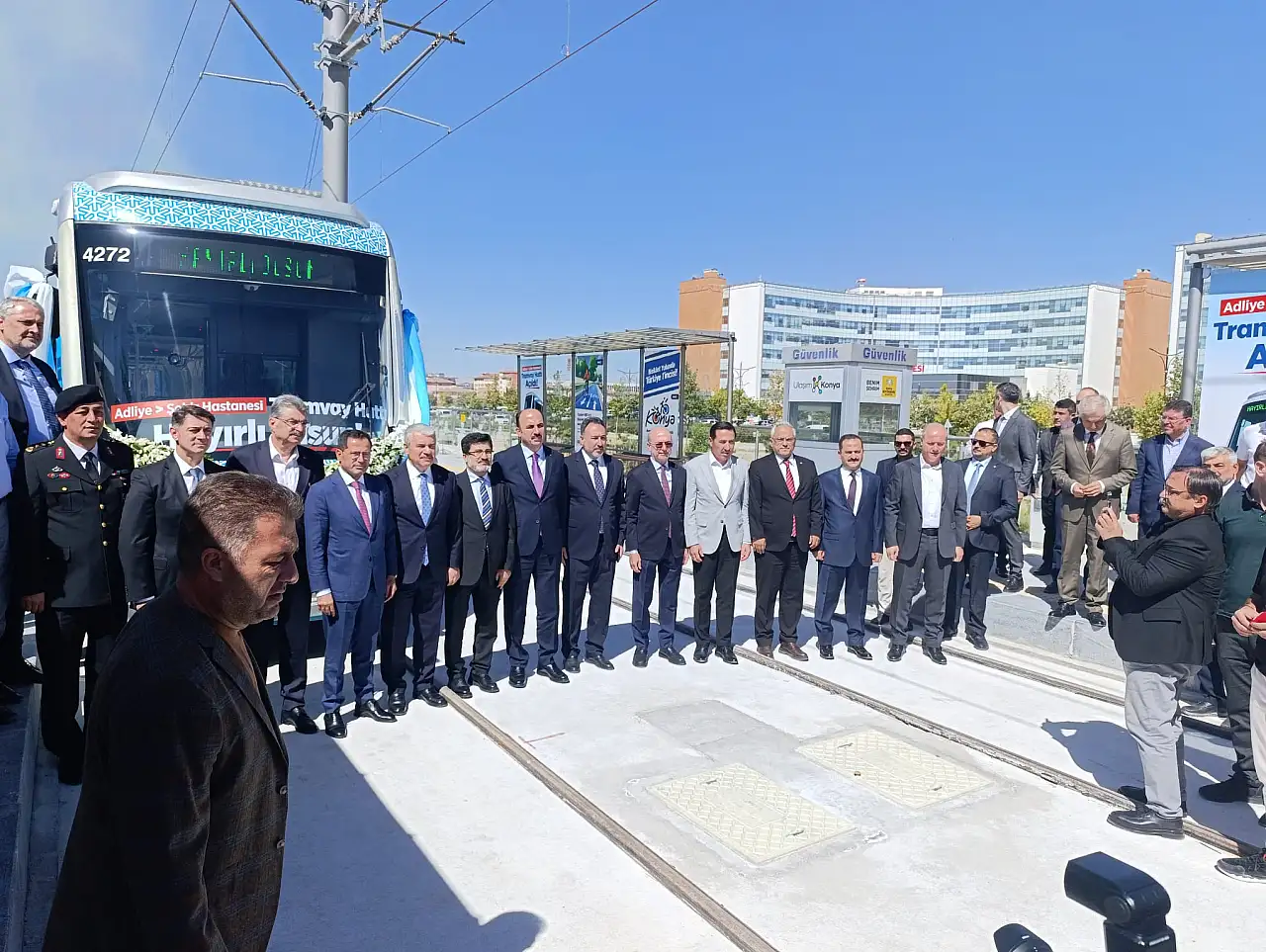 Konya'da Adliye-Şehir Hastanesi Tramvay Hattı hizmete girdi