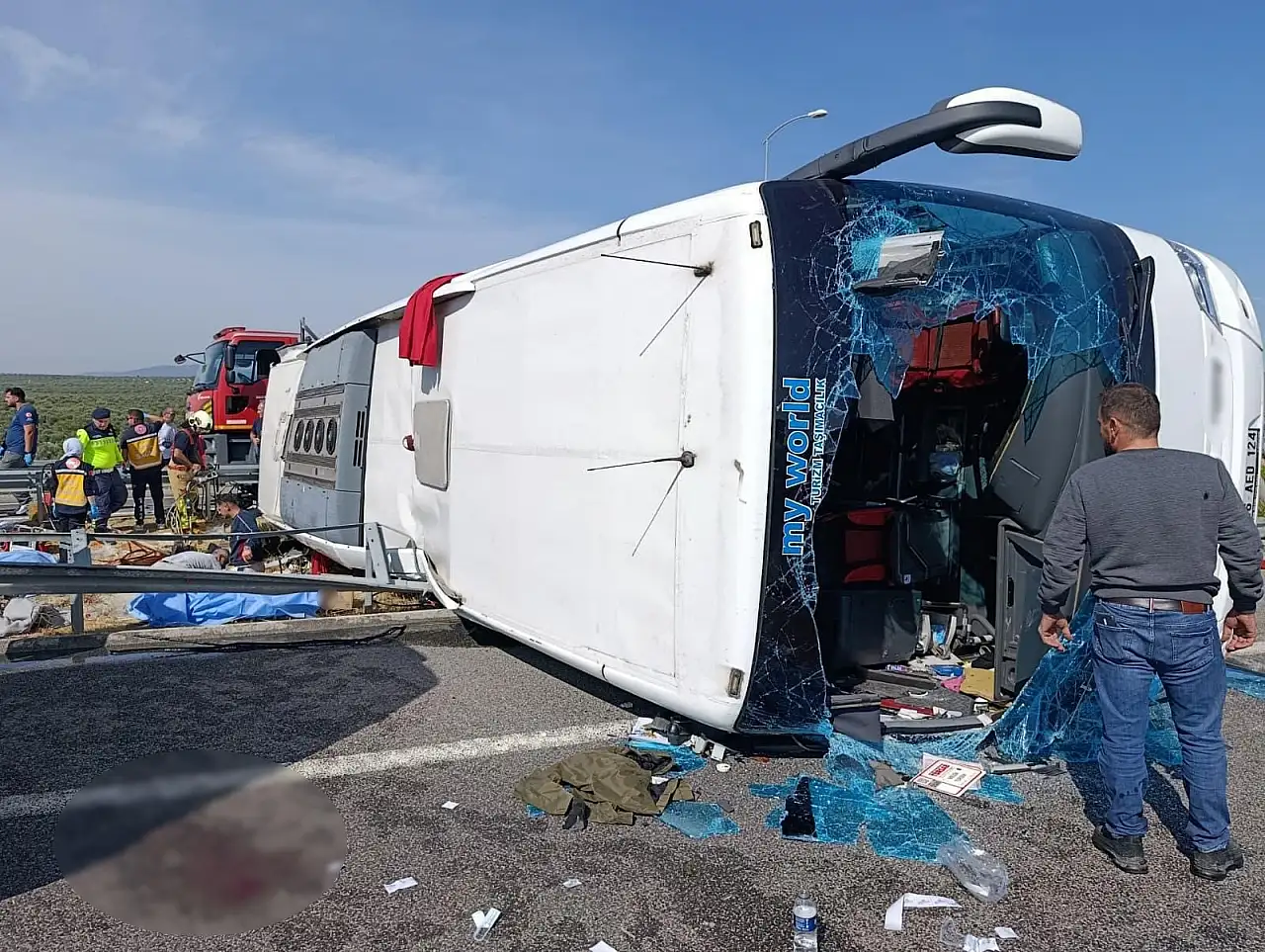 Manisa'da 11 kişinin öldüğü otobüs faciasında Konya'ya ateş düştü