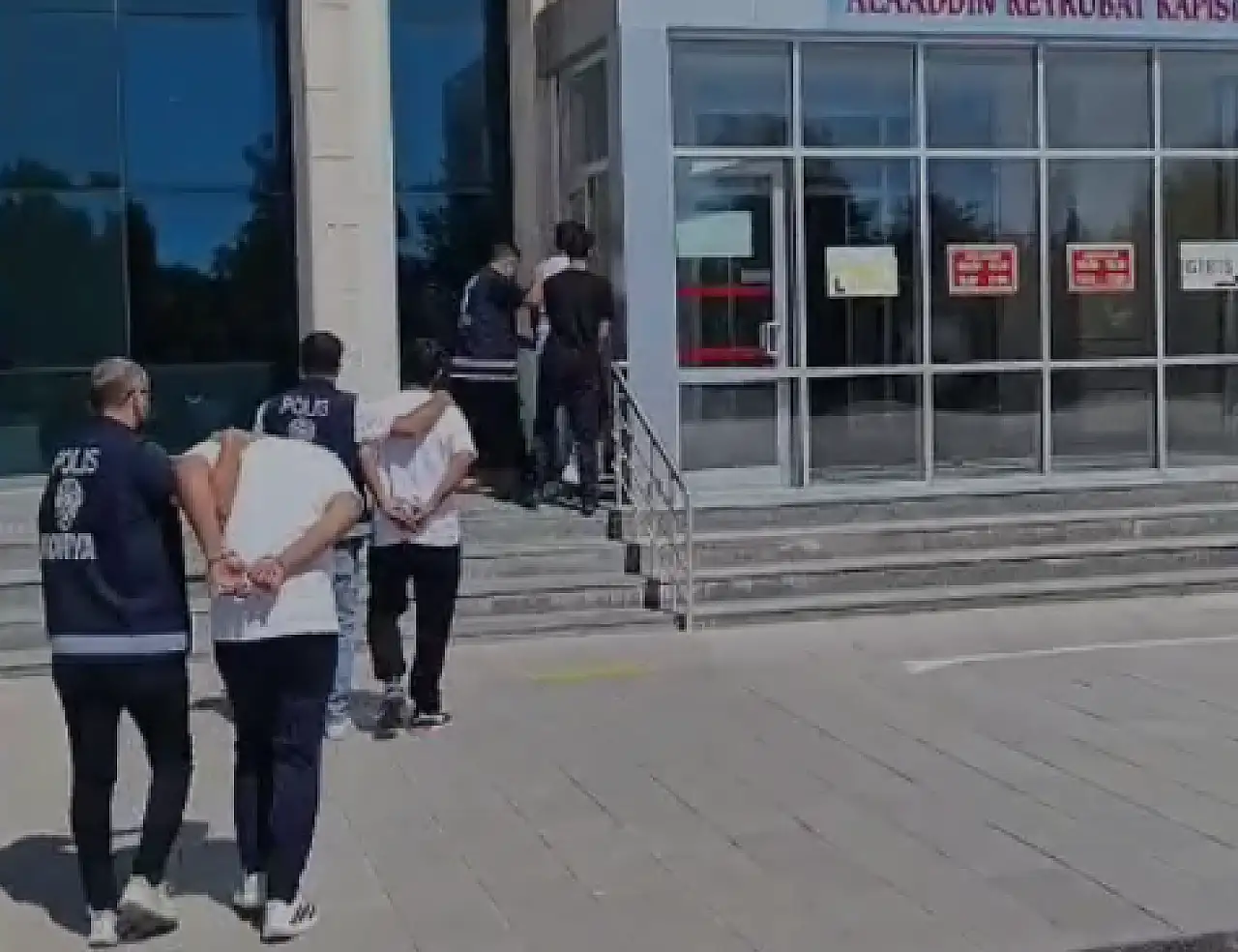 Konya'da hareketli gece: 54 yıl hapis cezası bulunan 3 firari yakalandı!