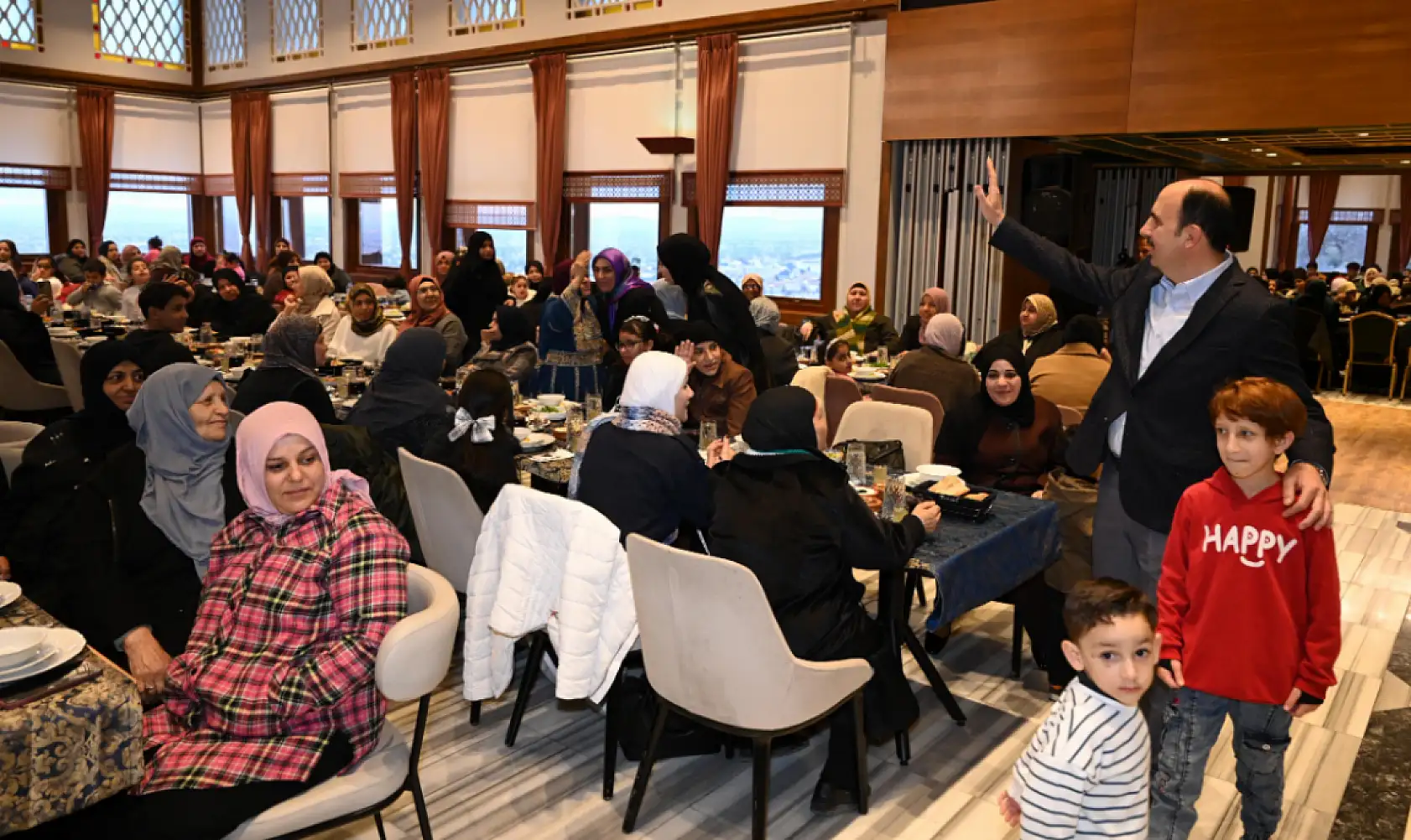 Akyokuş'ta dayanışma sofrası: Gazzeli aileler ve Konya bir arada