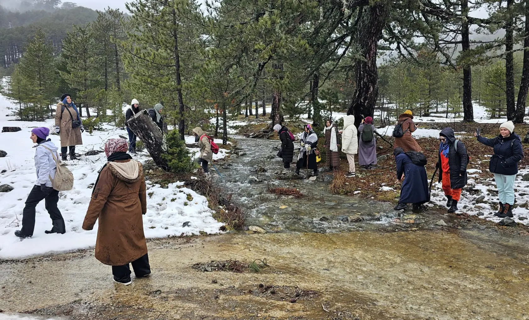 Konya'da kadınlara özel doğa yürüyüşü büyük ilgi gördü