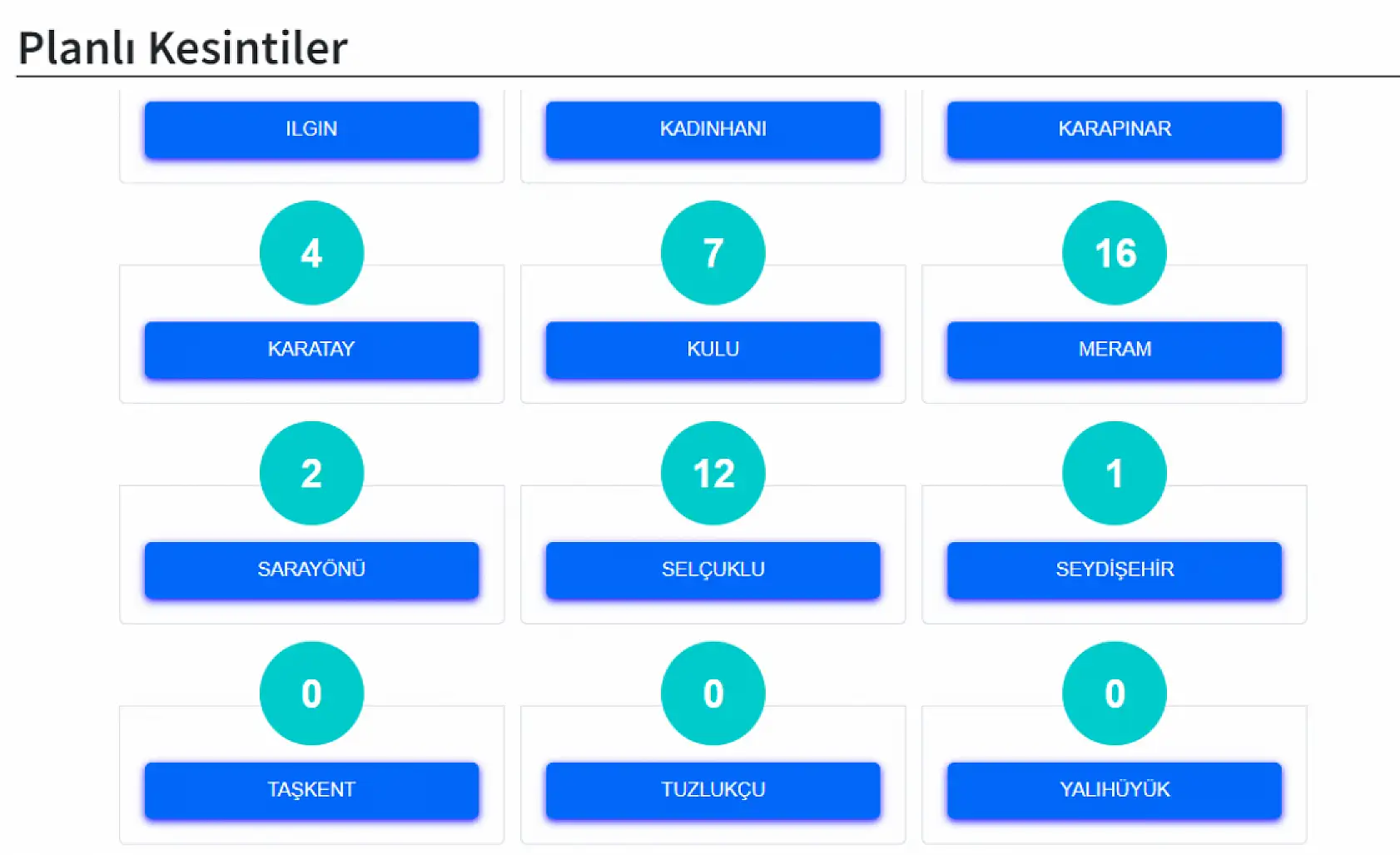 MEDAŞ Konya için uyardı: O 3 ilçede  elektrik kesintisi yaşanacak!