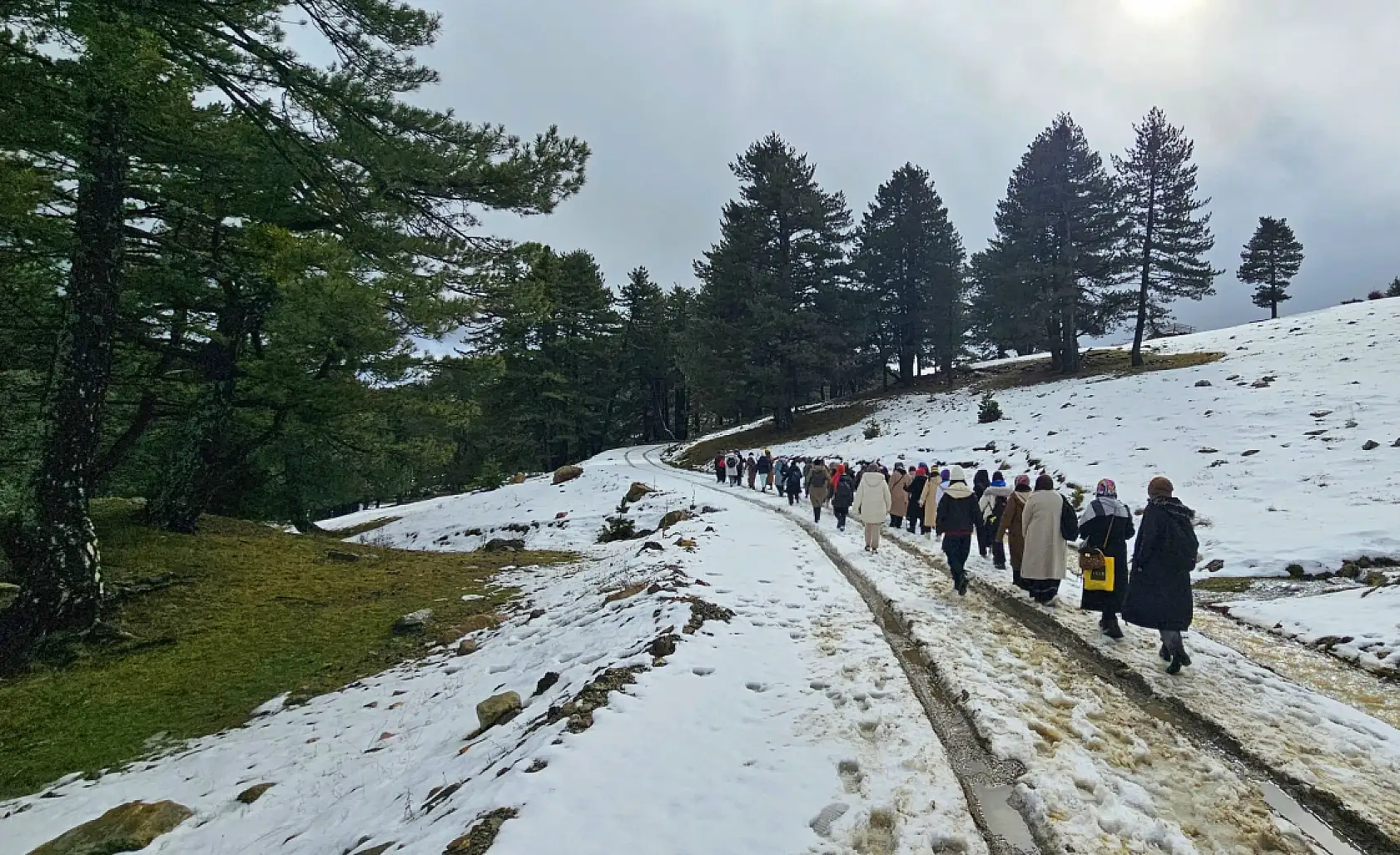 Konya'da kadınlara özel doğa yürüyüşü büyük ilgi gördü