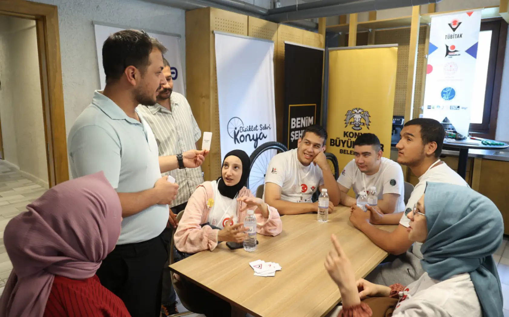 Konya'da özel gereksinimli öğrencilere anlamlı eğitim!