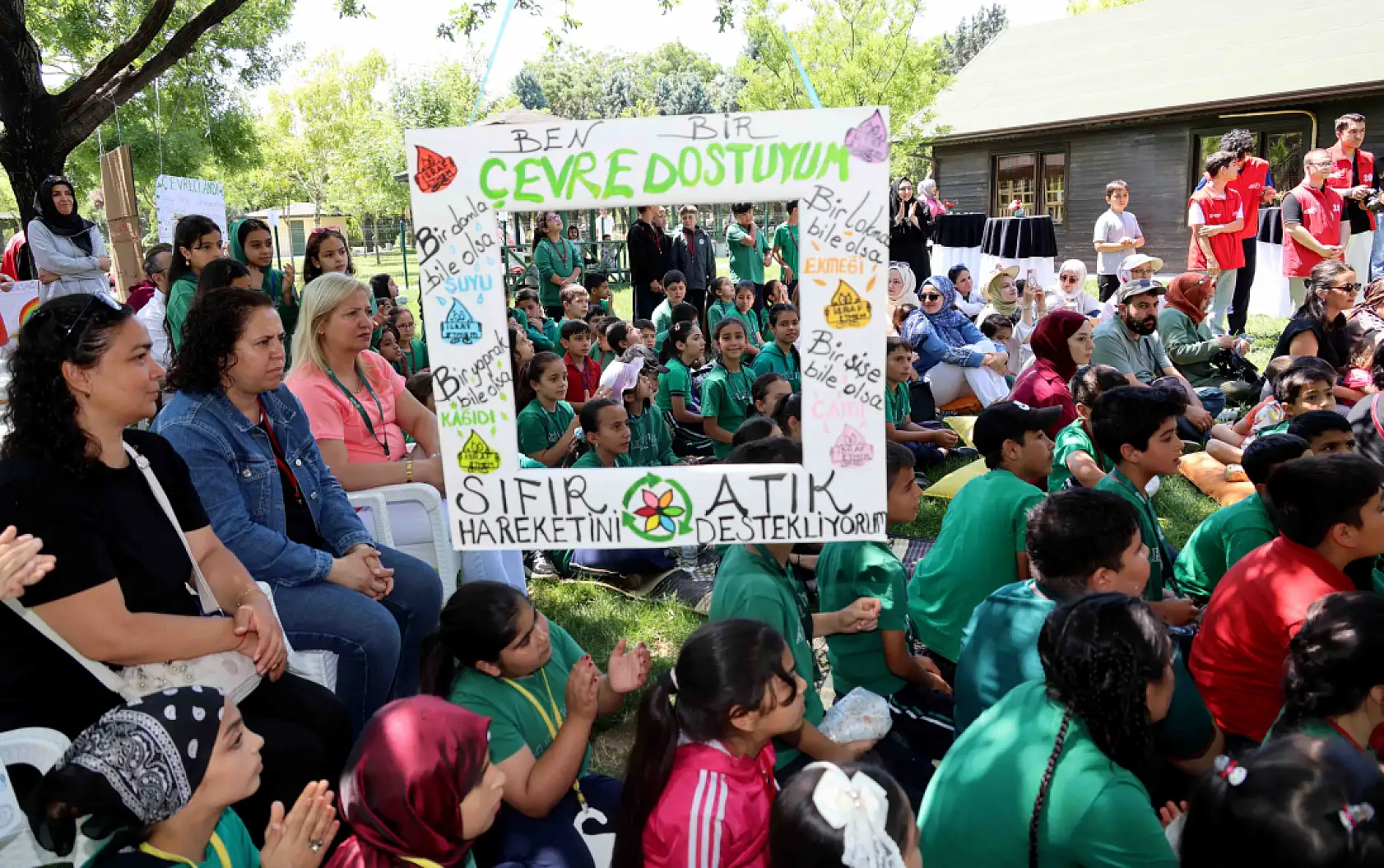 Konya'da çocuklar doğayla öğrendi: Üreterek mezun oldu