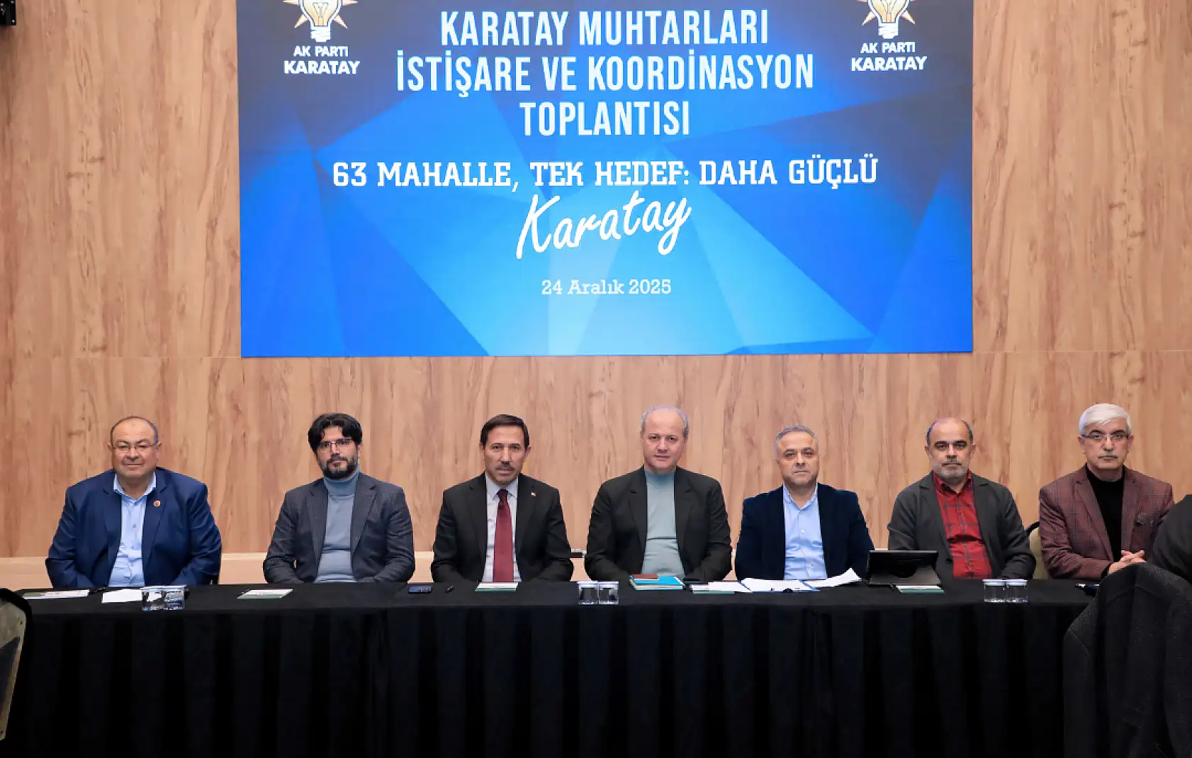 Karatay'da 63 mahalle tek masada: Hedef daha güçlü bir Konya