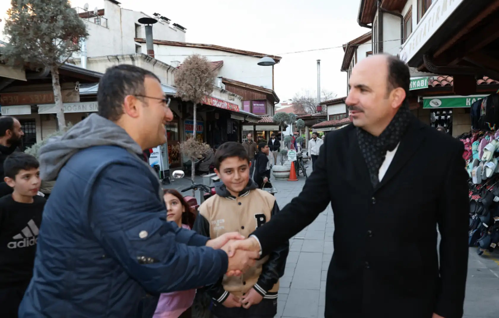 Karatay'da deneyim paylaşımı: Kaymakam Ayhan ve Başkan Kılca öğrencilerle buluştu