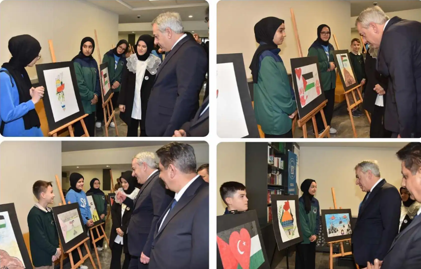 Konya'da Filistin için dikkat çeken sergi!